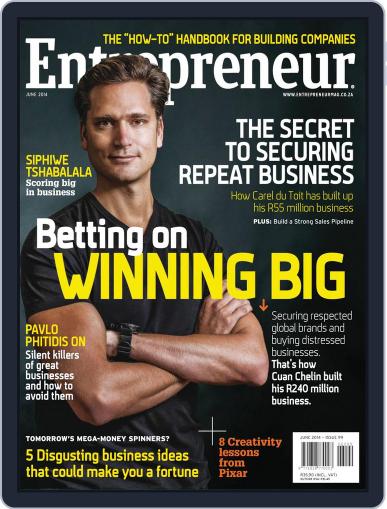 Entrepreneur Magazine South Africa May 31st, 2014 Digital Back Issue Cover