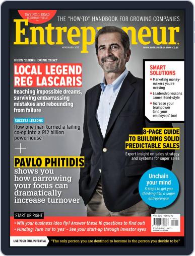 Entrepreneur Magazine South Africa October 31st, 2013 Digital Back Issue Cover