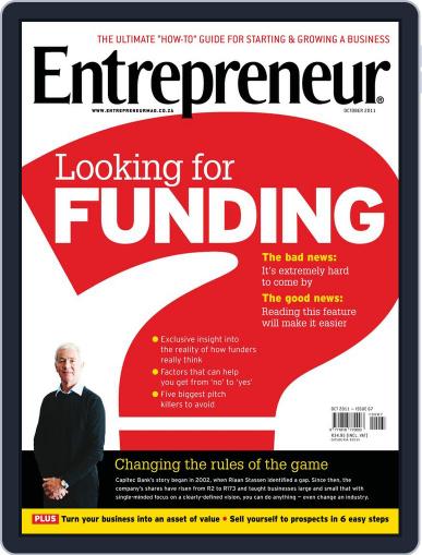 Entrepreneur Magazine South Africa October 3rd, 2011 Digital Back Issue Cover