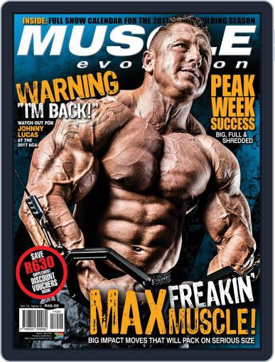 Muscle Evolution March 1st, 2017 Digital Back Issue Cover