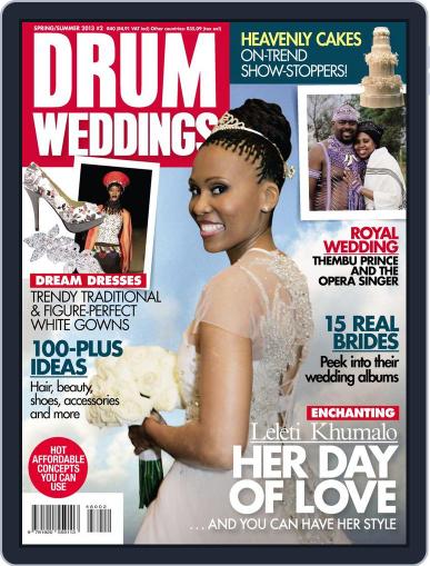 Drum Weddings Magazine (Digital) August 21st, 2013 Issue Cover