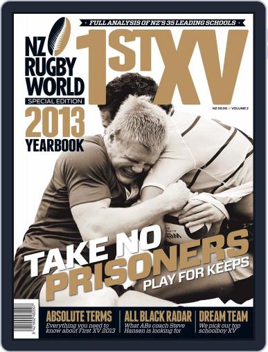 Nz Rugby World First Xv March 10th, 2013 Digital Back Issue Cover