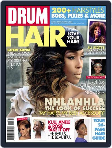 DRUM Hair September 1st, 2014 Digital Back Issue Cover