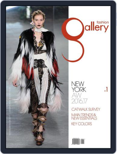 FASHION GALLERY NEW YORK September 1st, 2016 Digital Back Issue Cover