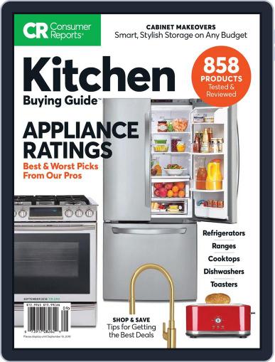 Consumer Reports Kitchen Planning and Buying Guide September 1st, 2018 Digital Back Issue Cover