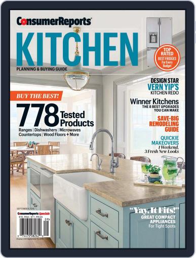 Consumer Reports Kitchen Planning and Buying Guide September 1st, 2016 Digital Back Issue Cover