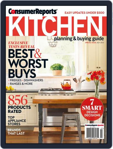 Consumer Reports Kitchen Planning and Buying Guide May 26th, 2015 Digital Back Issue Cover