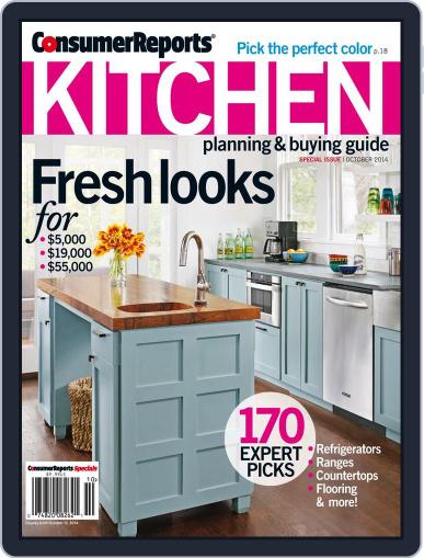 Consumer Reports Kitchen Planning and Buying Guide August 12th, 2014 Digital Back Issue Cover