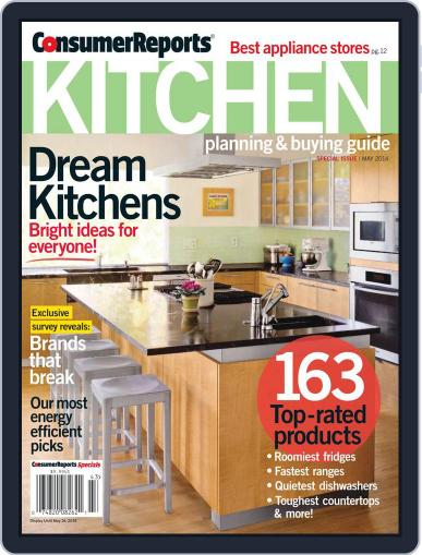 Consumer Reports Kitchen Planning and Buying Guide June 5th, 2014 Digital Back Issue Cover