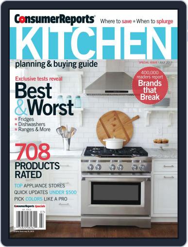 Consumer Reports Kitchen Planning and Buying Guide April 17th, 2013 Digital Back Issue Cover