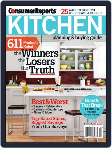 Consumer Reports Kitchen Planning and Buying Guide October 7th, 2011 Digital Back Issue Cover