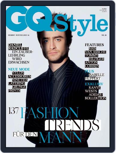GQ Style Deutschland September 2nd, 2015 Digital Back Issue Cover
