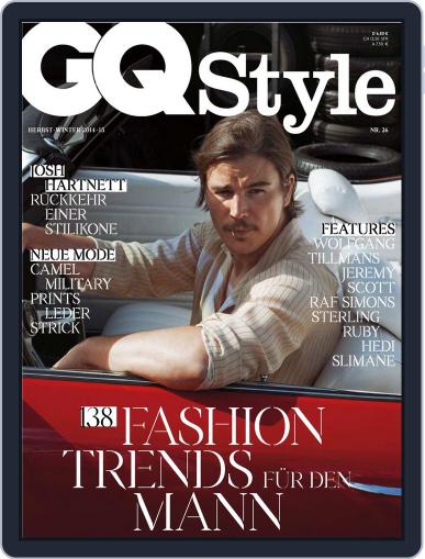 GQ Style Deutschland September 10th, 2014 Digital Back Issue Cover