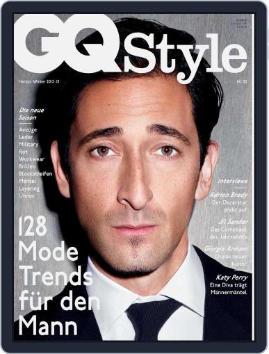 GQ Style Deutschland September 7th, 2012 Digital Back Issue Cover
