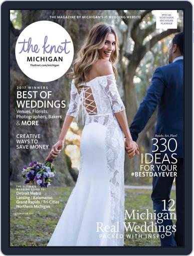The Knot Michigan Weddings April 1st, 2017 Digital Back Issue Cover