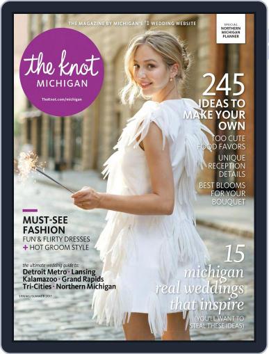 The Knot Michigan Weddings January 1st, 2017 Digital Back Issue Cover