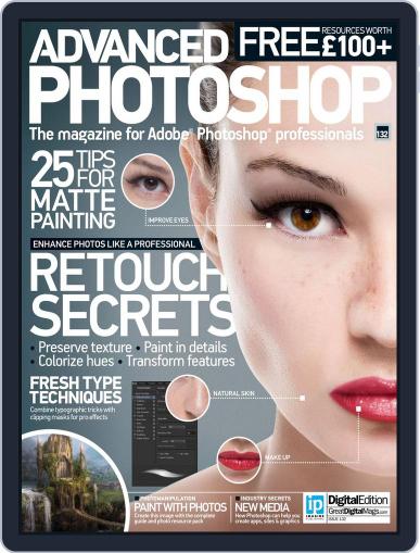 Advanced Photoshop February 18th, 2015 Digital Back Issue Cover
