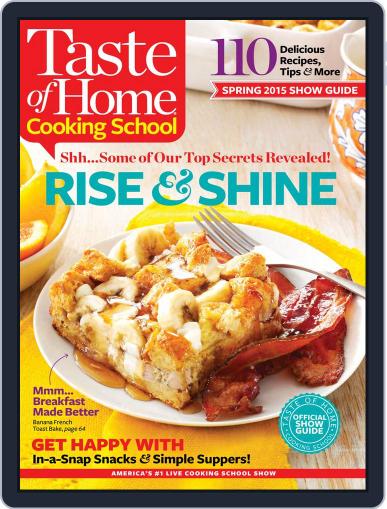Taste Of Home Cooking School (Digital) March 10th, 2015 Issue Cover
