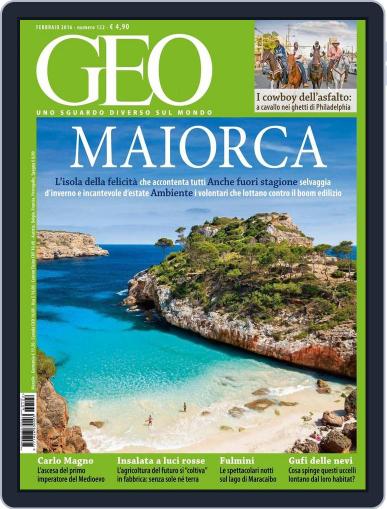 Geo Italia January 23rd, 2016 Digital Back Issue Cover