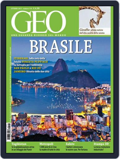 Geo Italia October 1st, 2015 Digital Back Issue Cover