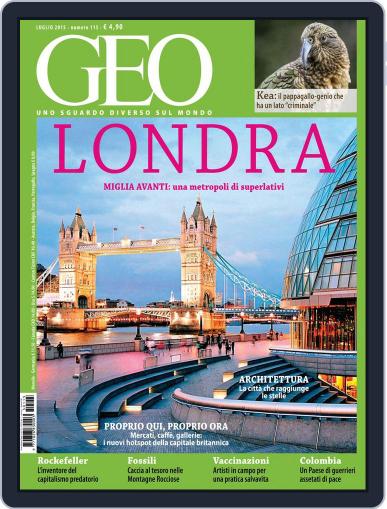 Geo Italia June 23rd, 2015 Digital Back Issue Cover