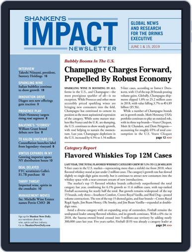 Shanken's Impact Newsletter June 1st, 2019 Digital Back Issue Cover