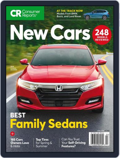 Consumer Reports New Cars April 1st, 2018 Digital Back Issue Cover
