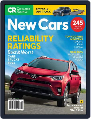 Consumer Reports New Cars January 22nd, 2018 Digital Back Issue Cover
