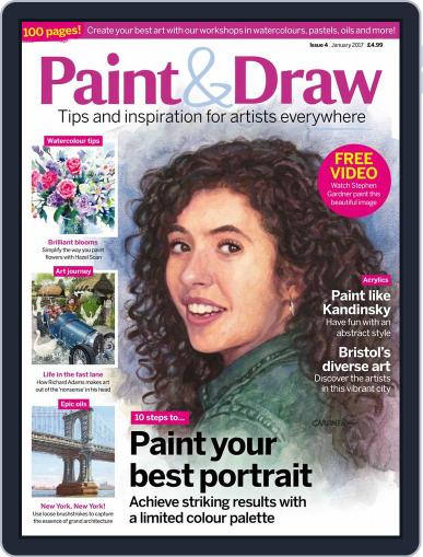 Paint & Draw January 1st, 2017 Digital Back Issue Cover