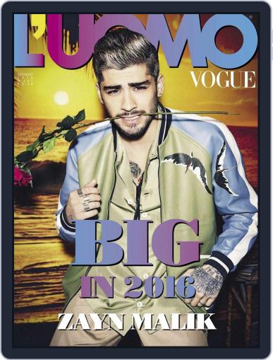 L'uomo Vogue January 1st, 2016 Digital Back Issue Cover