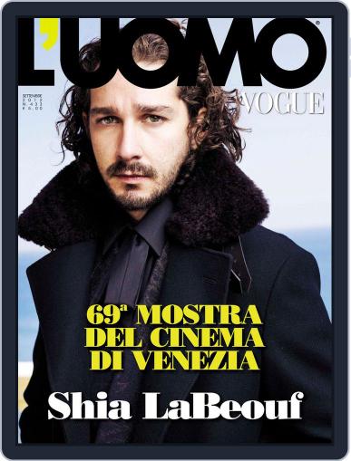 L'uomo Vogue September 5th, 2012 Digital Back Issue Cover