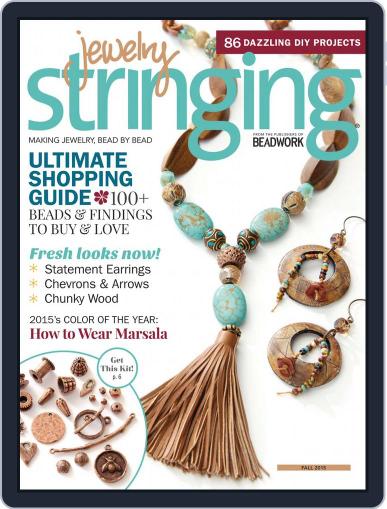 Jewelry Stringing June 1st, 2015 Digital Back Issue Cover
