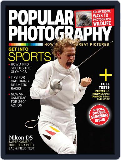 Popular Photography July 1st, 2016 Digital Back Issue Cover