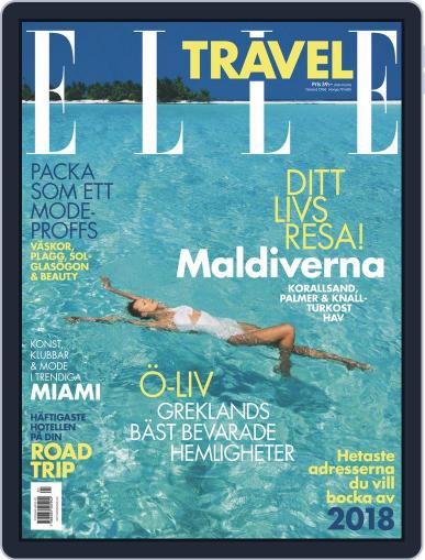 ELLE Travel Sweden April 5th, 2018 Digital Back Issue Cover
