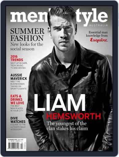 Men’s Style Australia (Digital) November 16th, 2015 Issue Cover