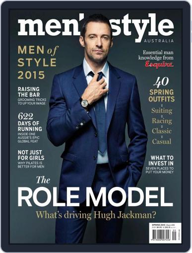 Men’s Style Australia August 16th, 2015 Digital Back Issue Cover