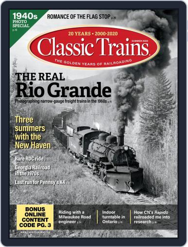 Classic Trains May 4th, 2020 Digital Back Issue Cover
