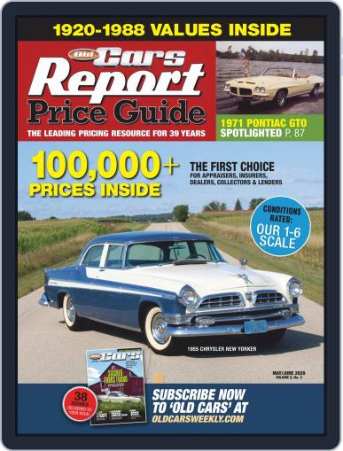 Old Cars Report Price Guide May 1st, 2020 Digital Back Issue Cover