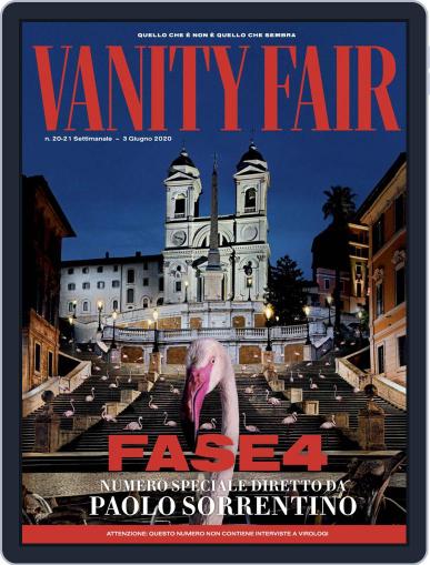 Vanity Fair Italia June 3rd, 2020 Digital Back Issue Cover