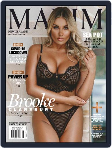 MAXIM New Zealand June 1st, 2020 Digital Back Issue Cover