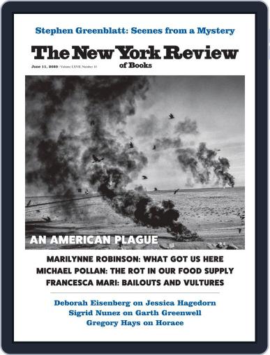 The New York Review of Books June 11th, 2020 Digital Back Issue Cover