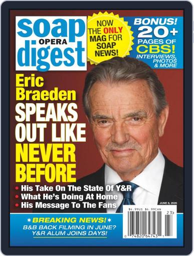 Soap Opera Digest June 8th, 2020 Digital Back Issue Cover
