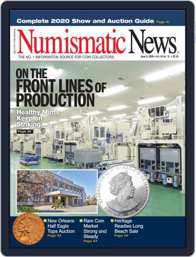 Numismatic News June 9th, 2020 Digital Back Issue Cover