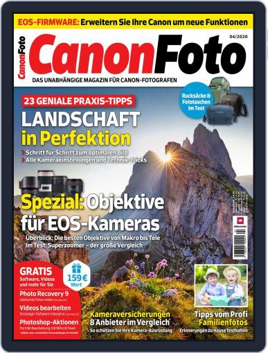 CanonFoto April 1st, 2020 Digital Back Issue Cover