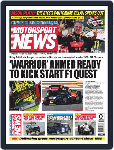 Motorsport News June 3rd, 2020 Digital Back Issue Cover