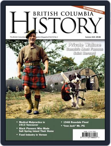 British Columbia History June 1st, 2020 Digital Back Issue Cover