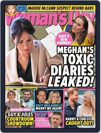 Woman's Day Australia June 15th, 2020 Digital Back Issue Cover