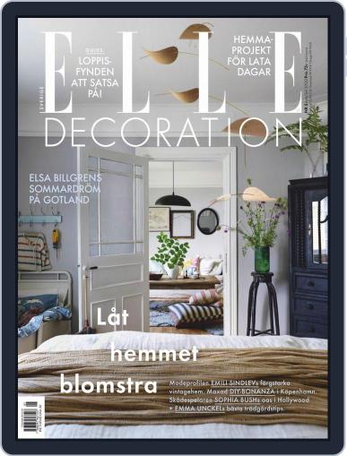 ELLE Decoration Sweden June 1st, 2020 Digital Back Issue Cover