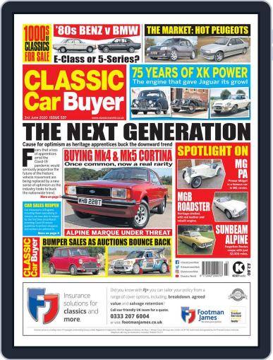 Classic Car Buyer June 3rd, 2020 Digital Back Issue Cover