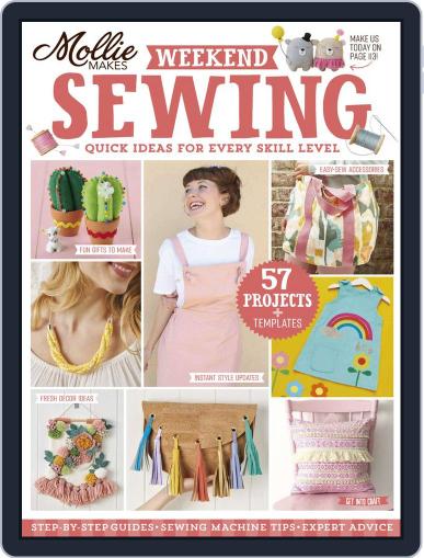 Mollie Makes Weekend Sewing April 17th, 2019 Digital Back Issue Cover